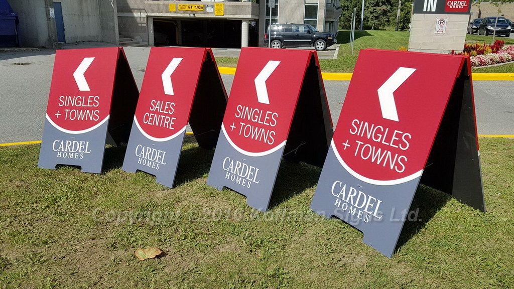 A Group of Way Finding A-Frame