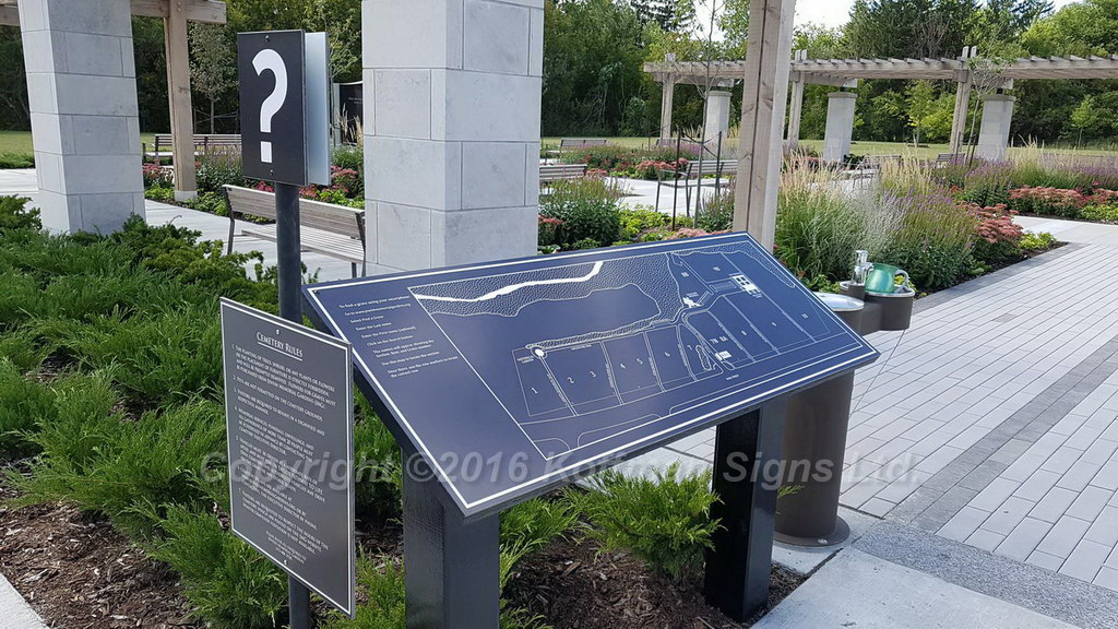 Information, Grounds Map sign